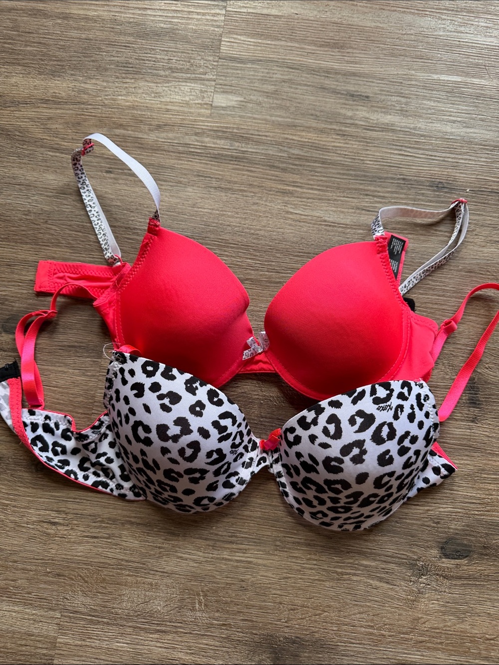 Leopard Print & Pink Bra Bundle